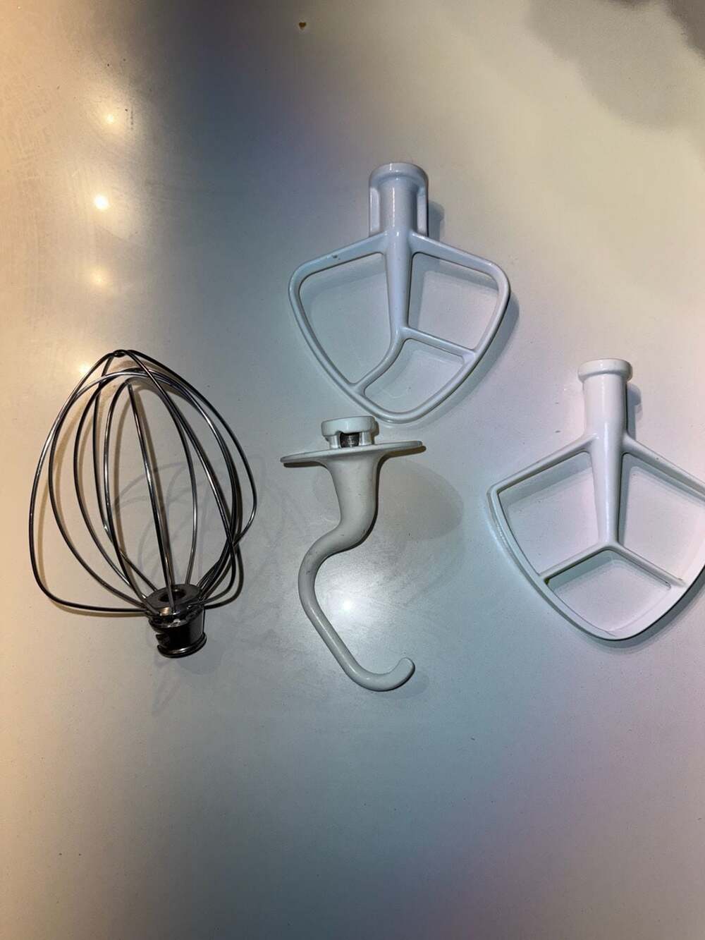 KitchenAid Tilt-Head Mixer Accessory Set: 4.5qt Bowl (K45), 3qt Bowl (K30), Wire - Picture 2 of 9